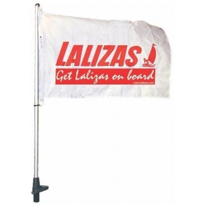 Asta Bandera 100 cm Blanco Lalizas